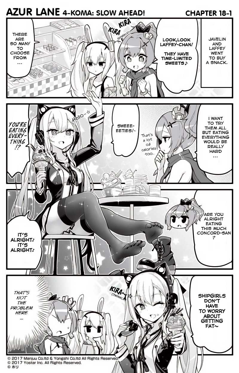Azur Lane 4-koma: Slow Ahead Chapter 18 page 1 - Chapter 18