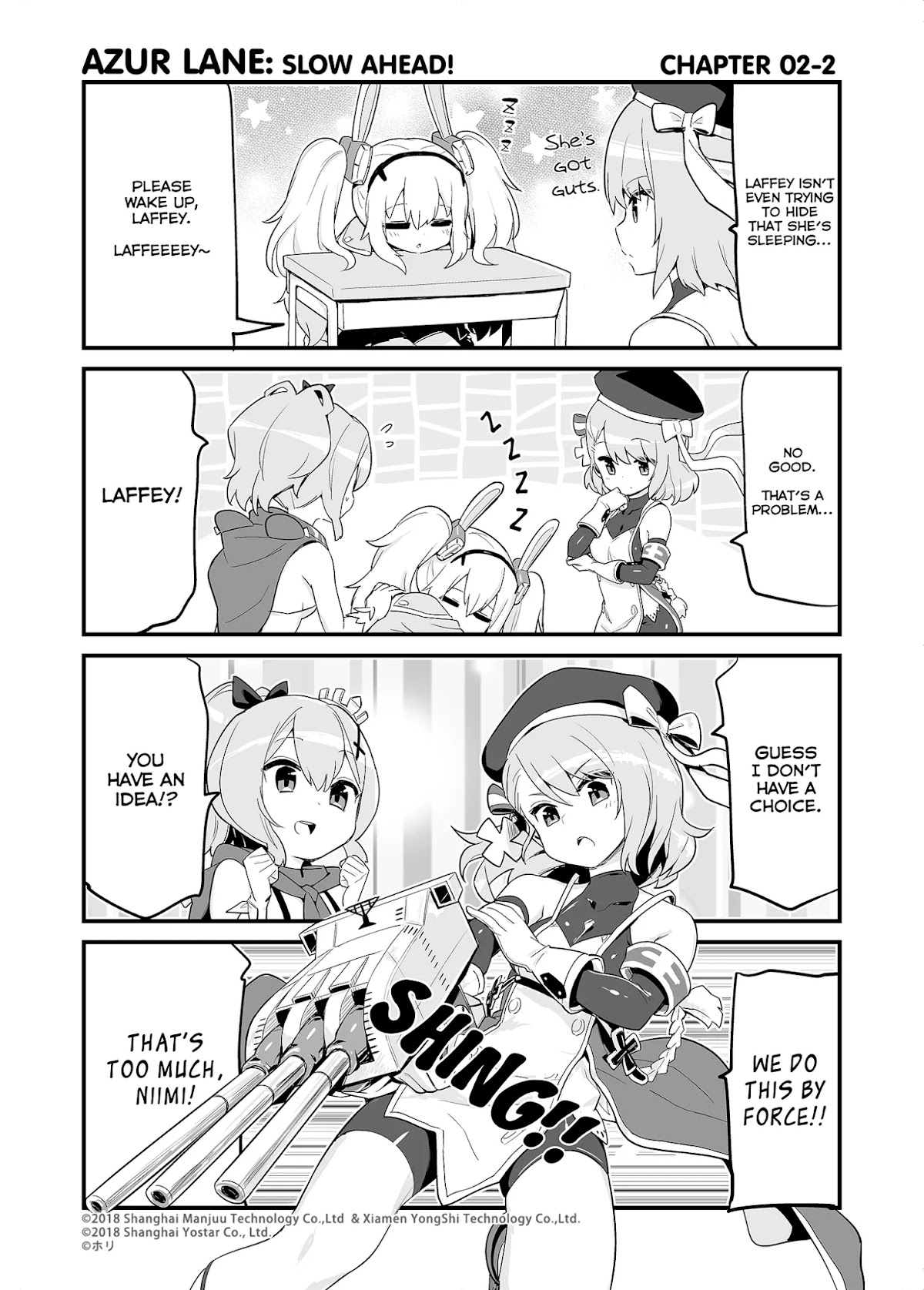 Azur Lane 4-koma: Slow Ahead Chapter 2 page 2 - Chapter 2