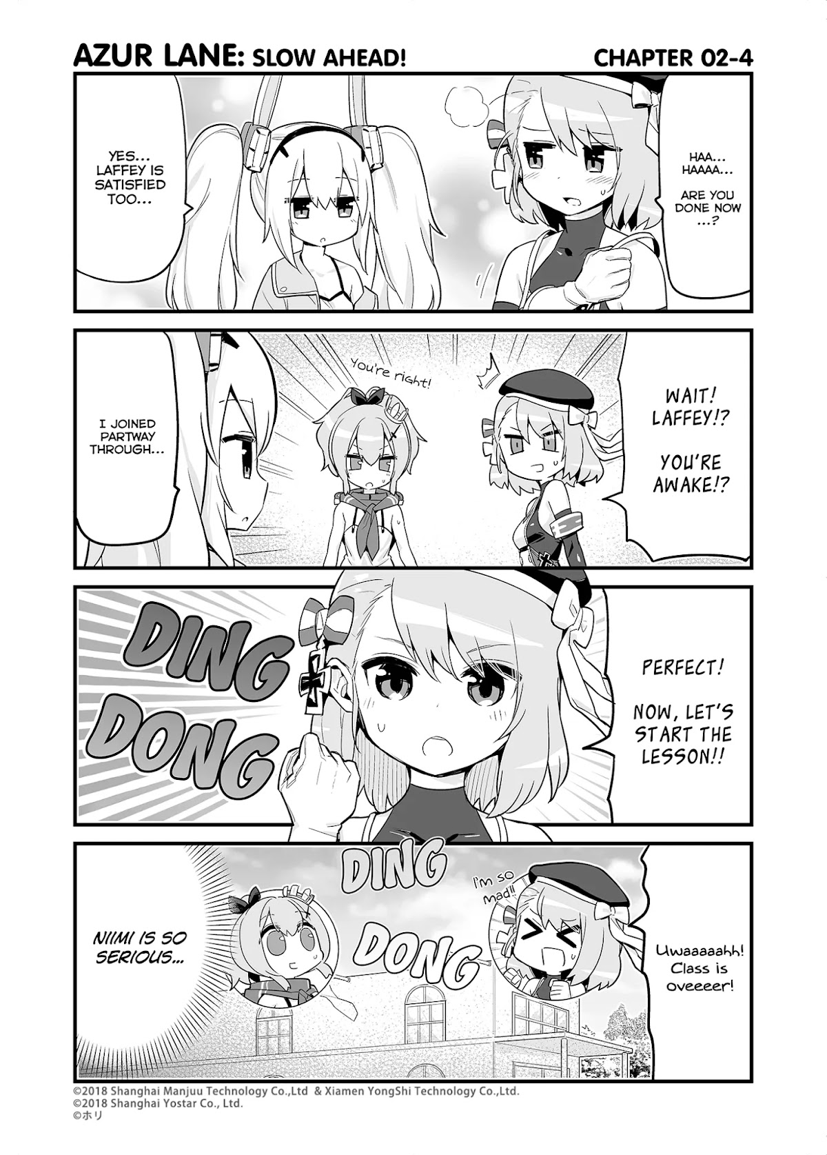 Azur Lane 4-koma: Slow Ahead Chapter 2 page 4 - Chapter 2