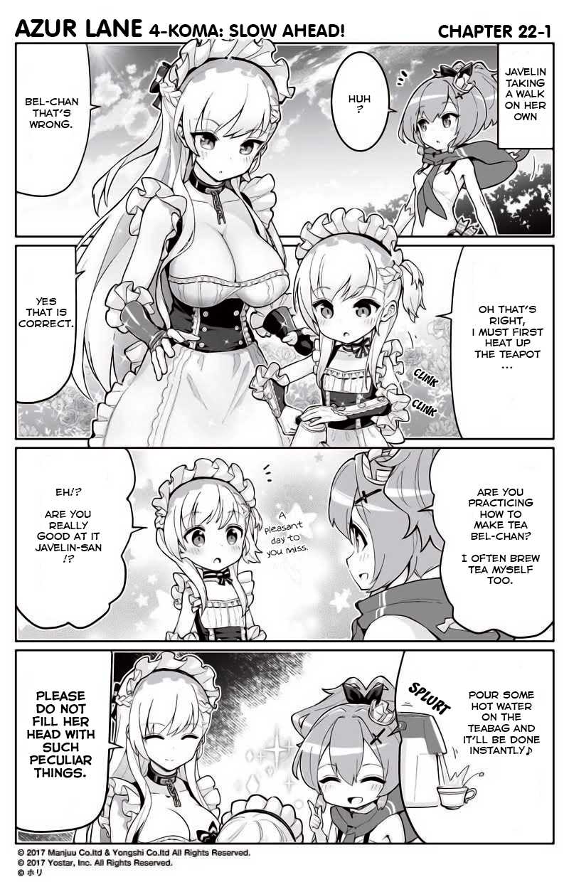 Azur Lane 4-koma: Slow Ahead Chapter 22 page 1 - Chapter 22