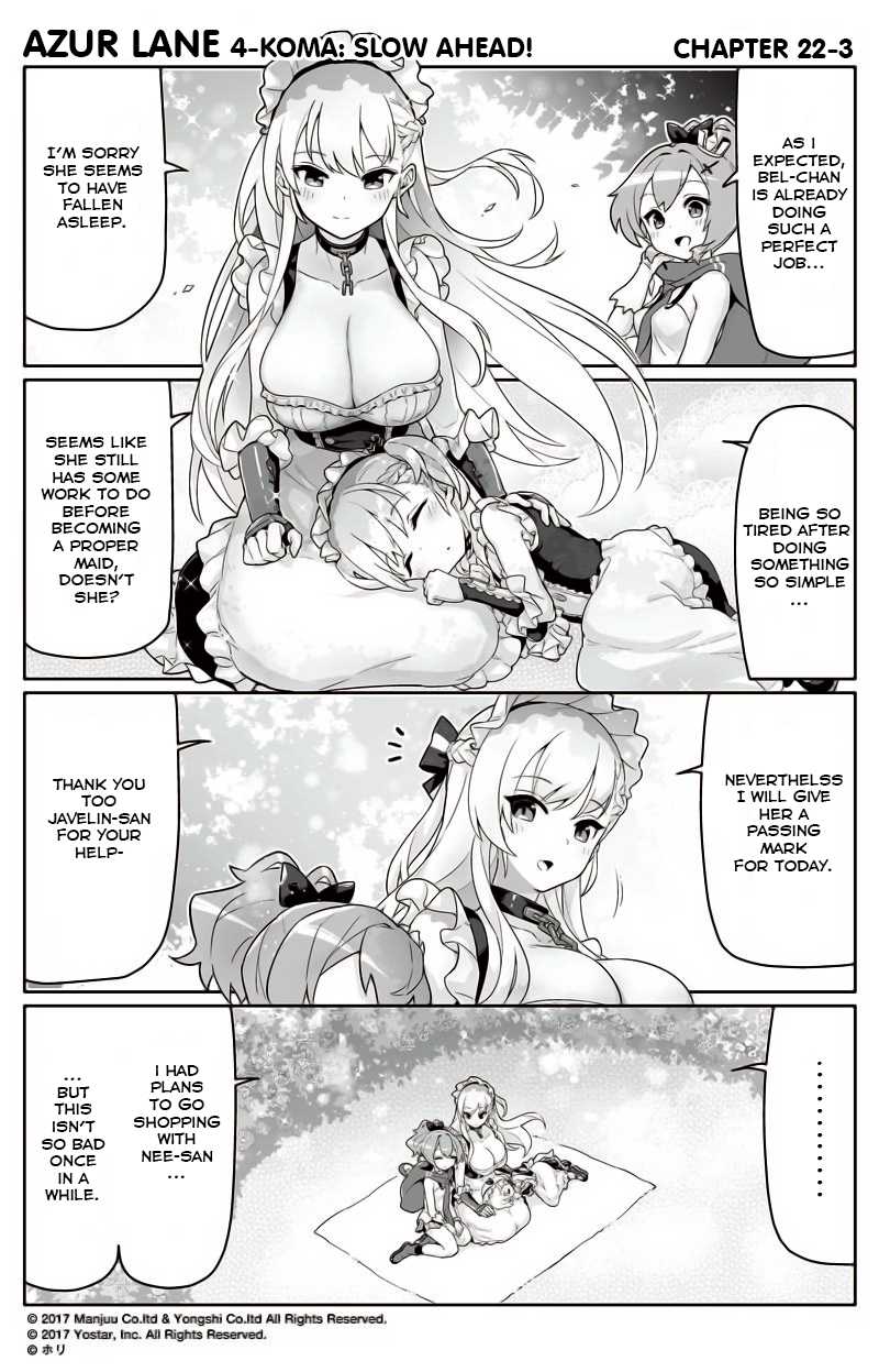 Azur Lane 4-koma: Slow Ahead Chapter 22 page 3 - Chapter 22