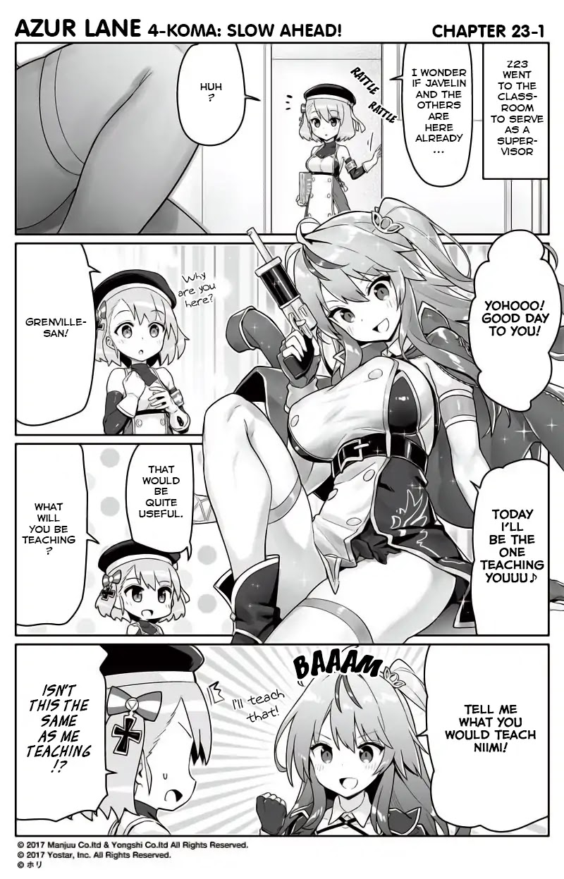 Azur Lane 4-koma: Slow Ahead Chapter 23 page 1 - Chapter 23