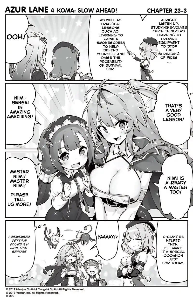 Azur Lane 4-koma: Slow Ahead Chapter 23 page 3 - Chapter 23