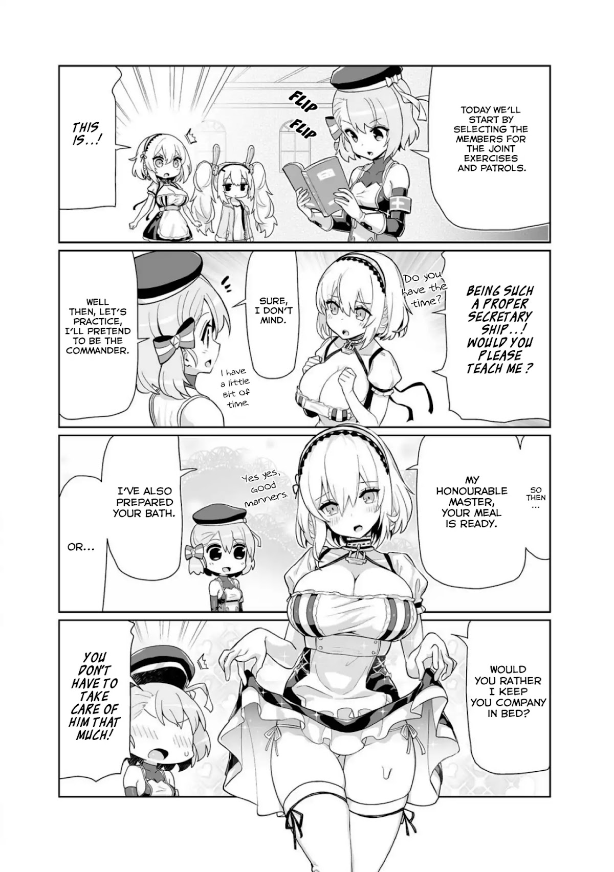 Azur Lane 4-koma: Slow Ahead Chapter 24.1 page 3 - Chapter 24.1