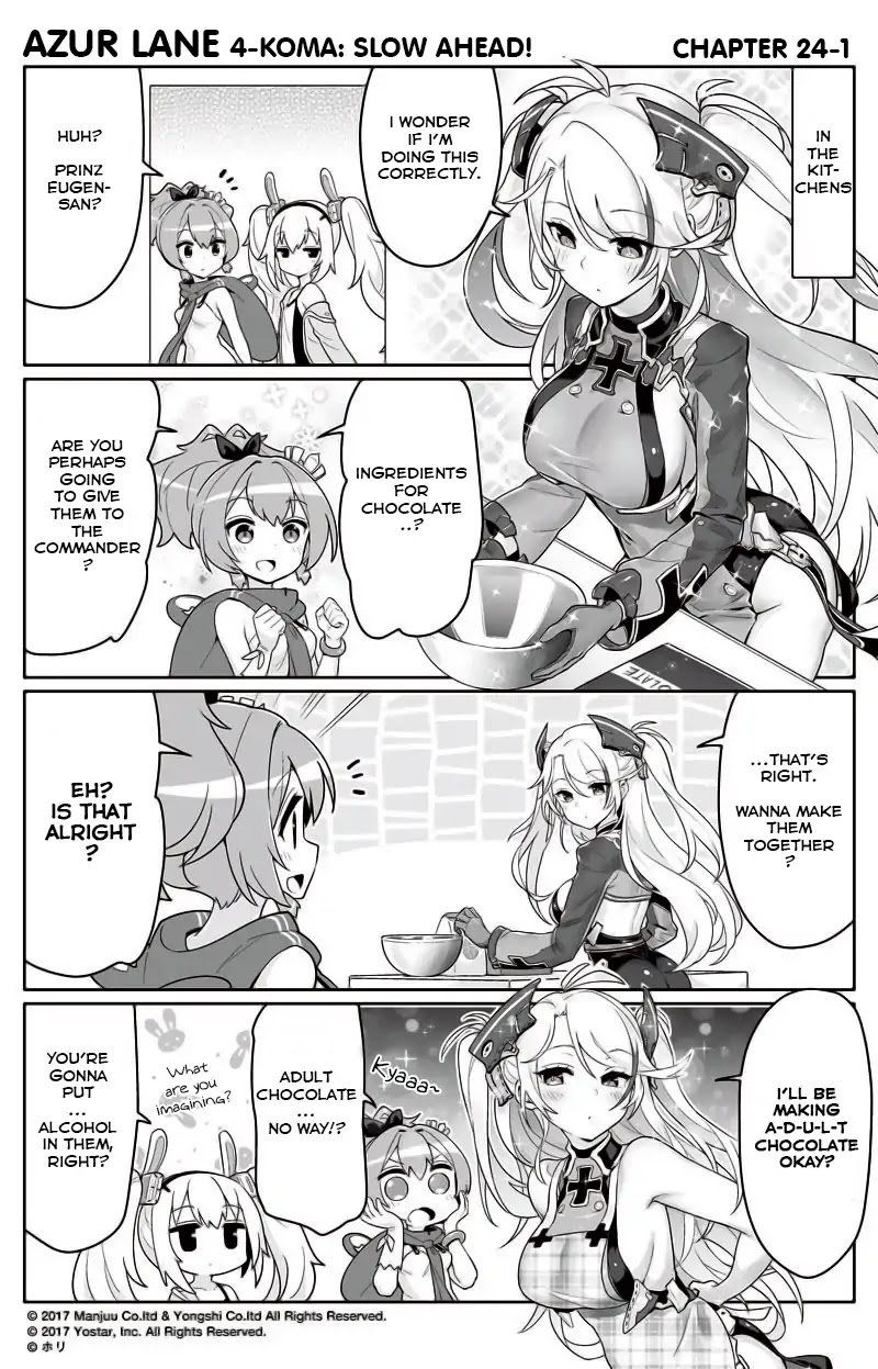 Azur Lane 4-koma: Slow Ahead Chapter 24 page 1 - Chapter 24