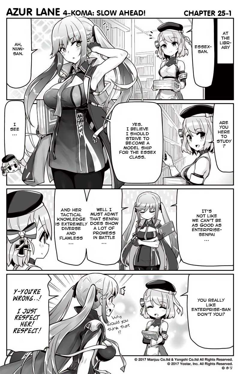 Azur Lane 4-koma: Slow Ahead Chapter 25 page 1 - Chapter 25