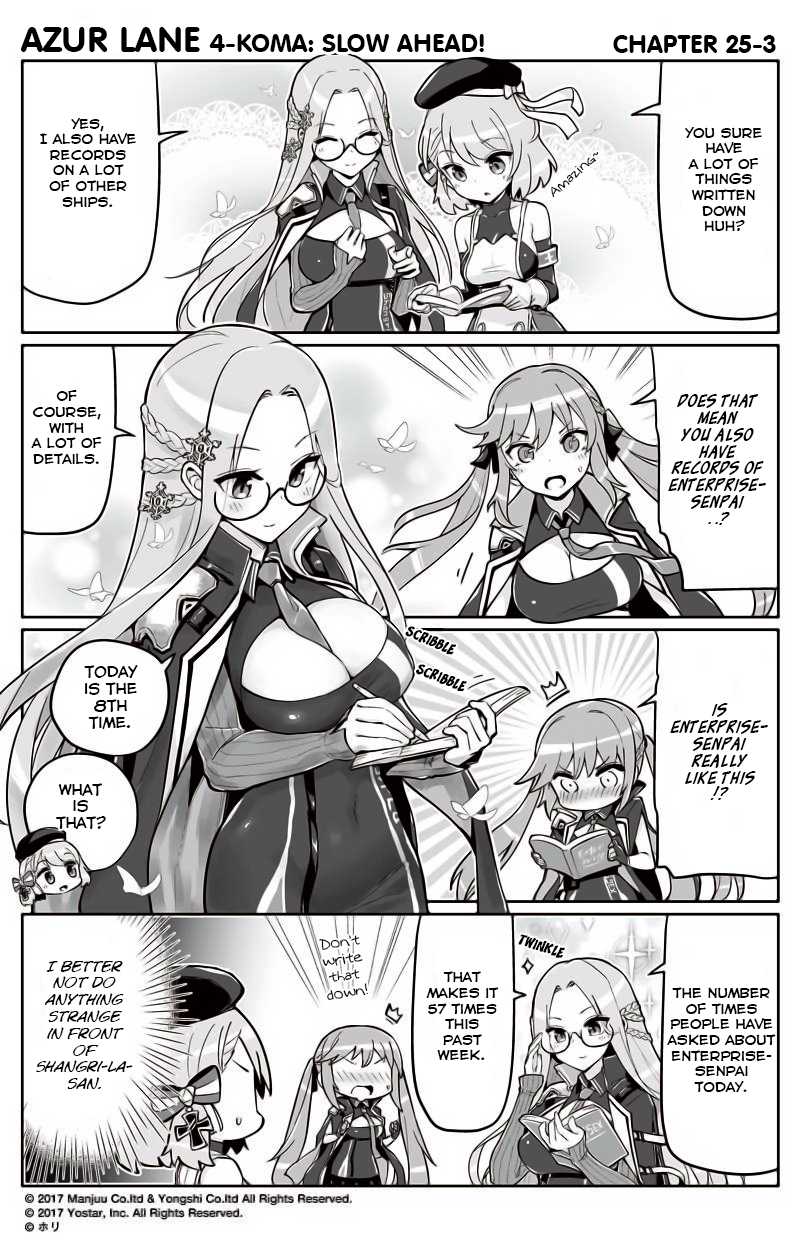 Azur Lane 4-koma: Slow Ahead Chapter 25 page 3 - Chapter 25