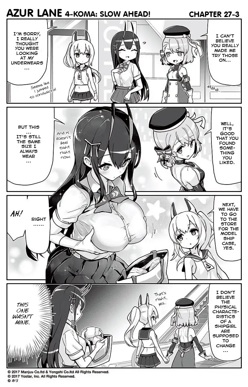 Azur Lane 4-koma: Slow Ahead Chapter 27 page 3 - Chapter 27