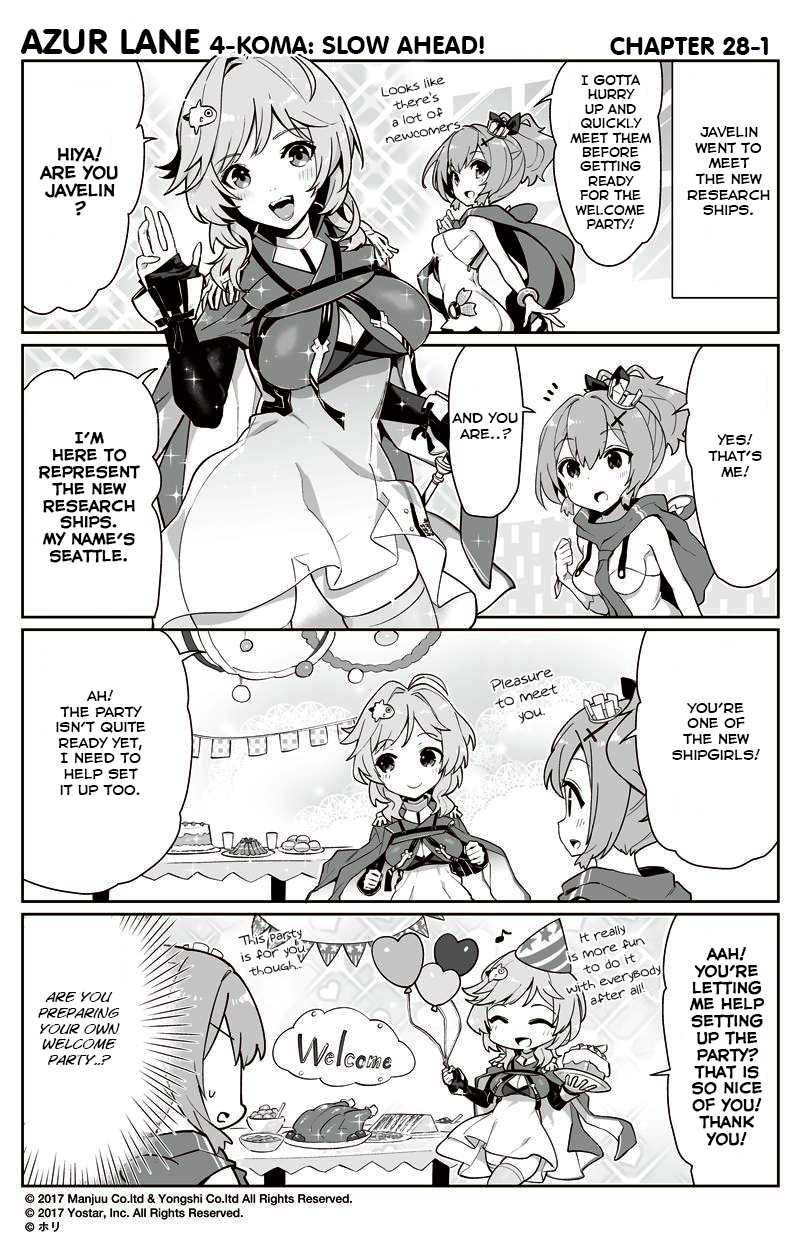 Azur Lane 4-koma: Slow Ahead Chapter 28 page 1 - Chapter 28