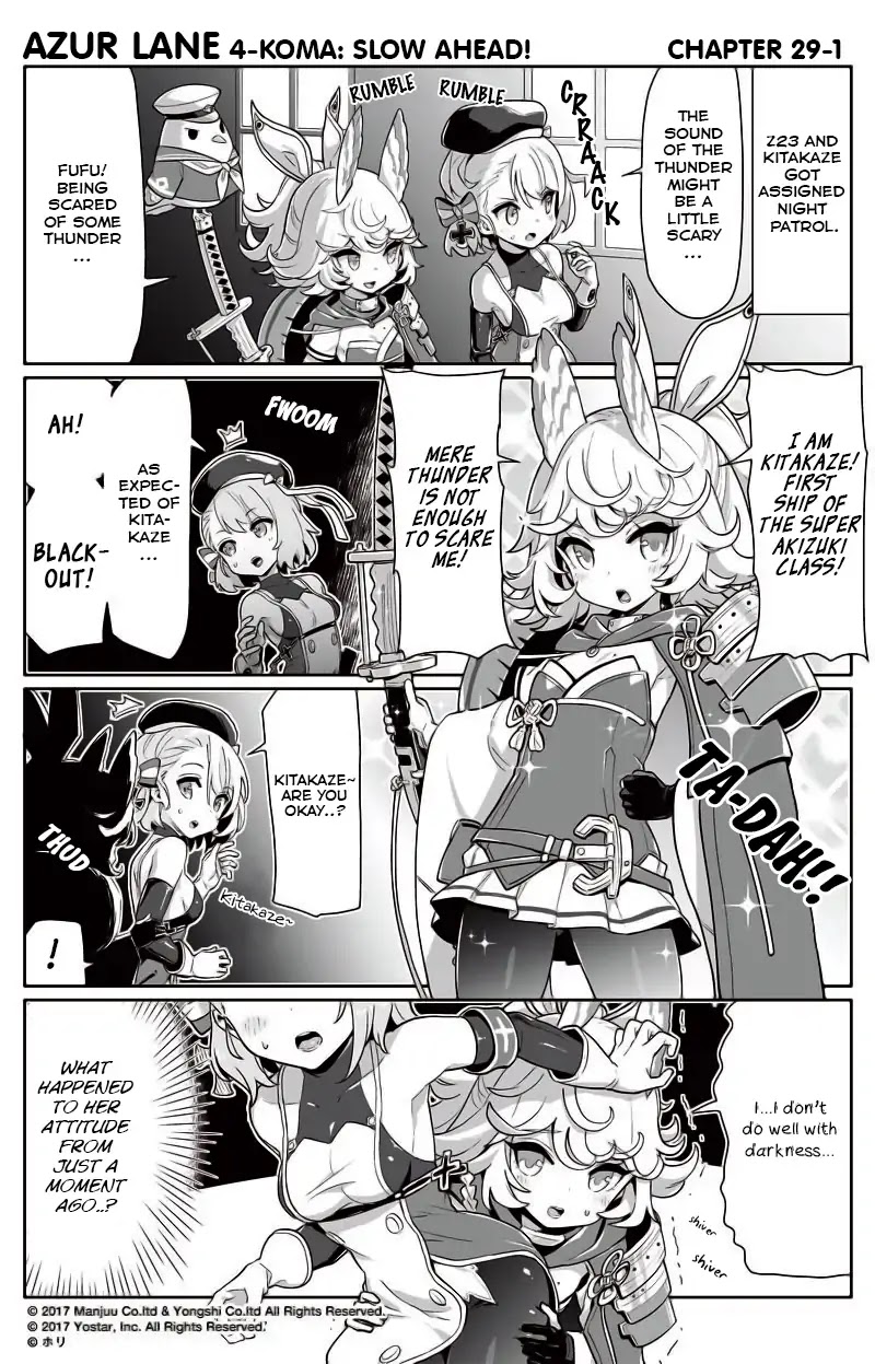 Azur Lane 4-koma: Slow Ahead Chapter 29 page 1 - Chapter 29