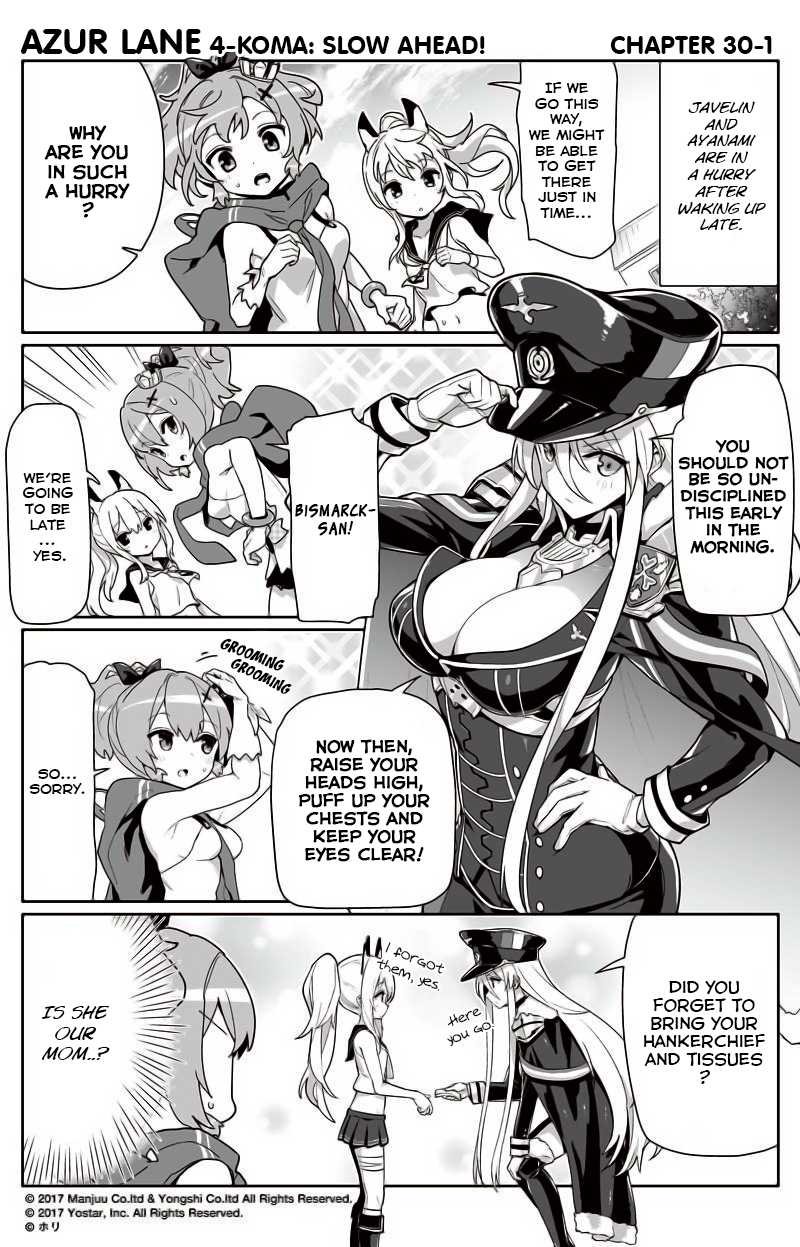Azur Lane 4-koma: Slow Ahead Chapter 30 page 1 - Chapter 30