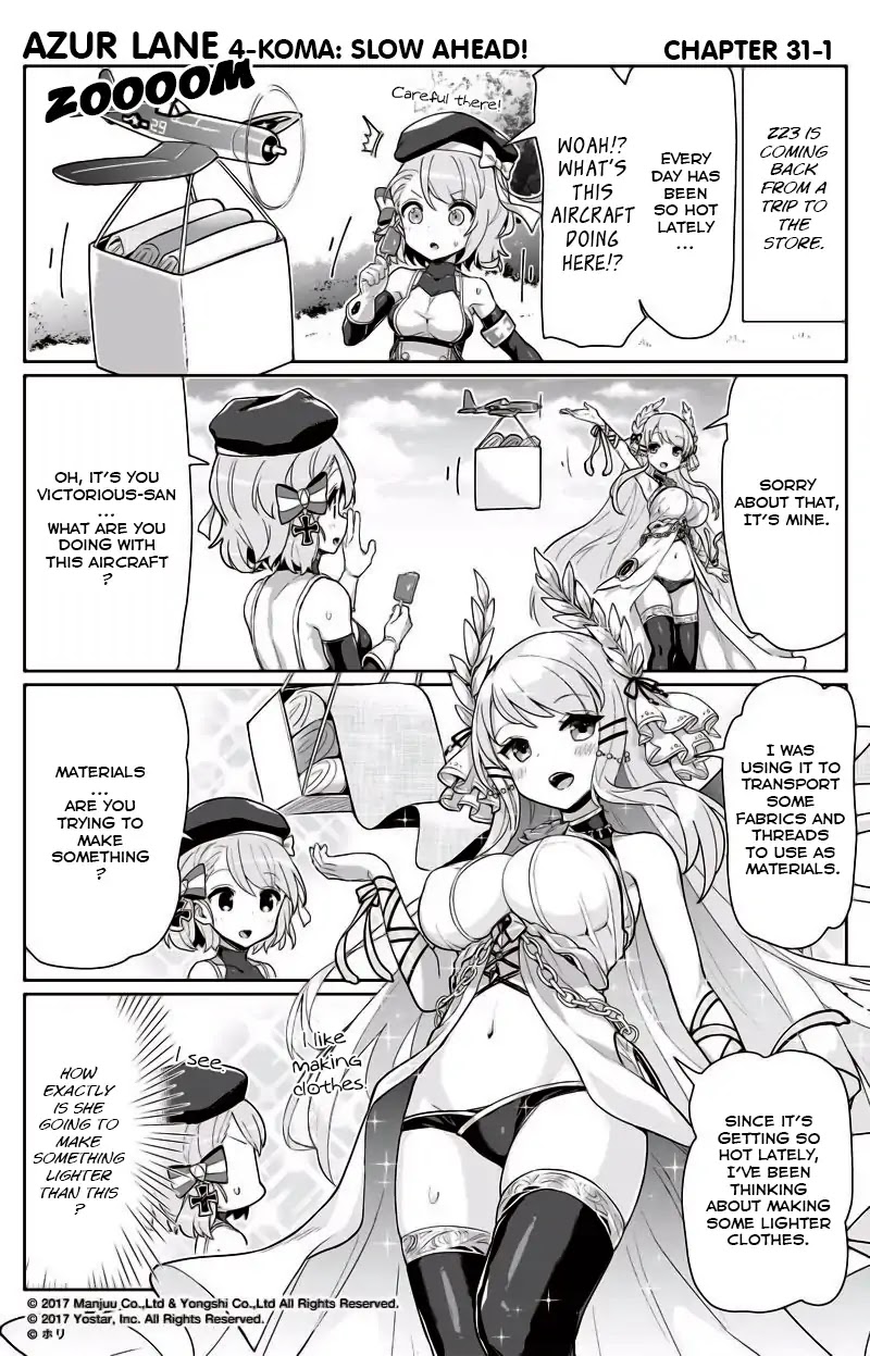 Azur Lane 4-koma: Slow Ahead Chapter 31 page 1 - Chapter 31