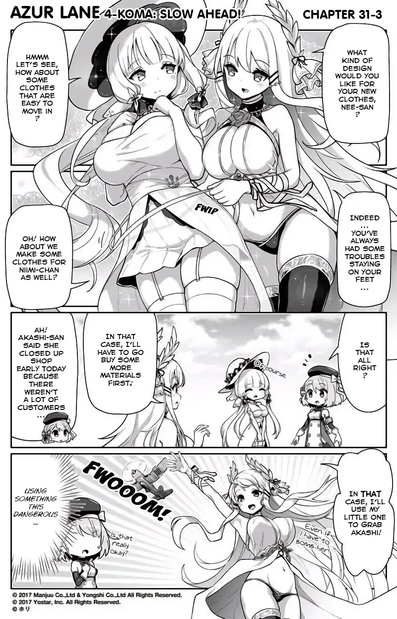 Azur Lane 4-koma: Slow Ahead Chapter 31 page 3 - Chapter 31