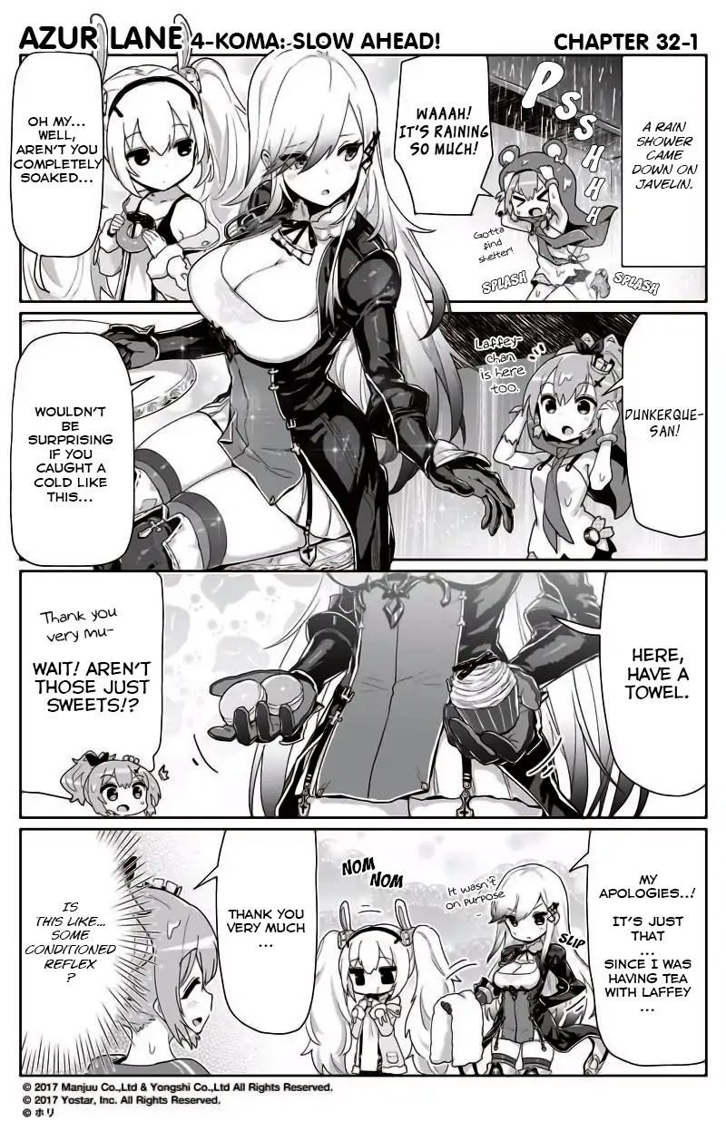 Azur Lane 4-koma: Slow Ahead Chapter 32 page 1 - Chapter 32