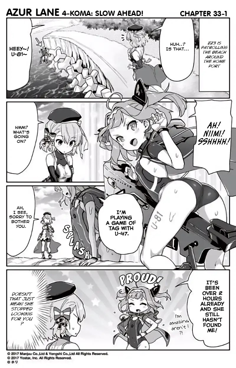 Azur Lane 4-koma: Slow Ahead Chapter 33 page 1 - Chapter 33