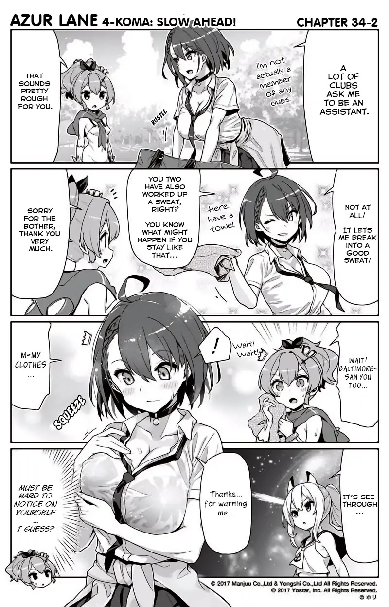 Azur Lane 4-koma: Slow Ahead Chapter 34 page 2 - Chapter 34