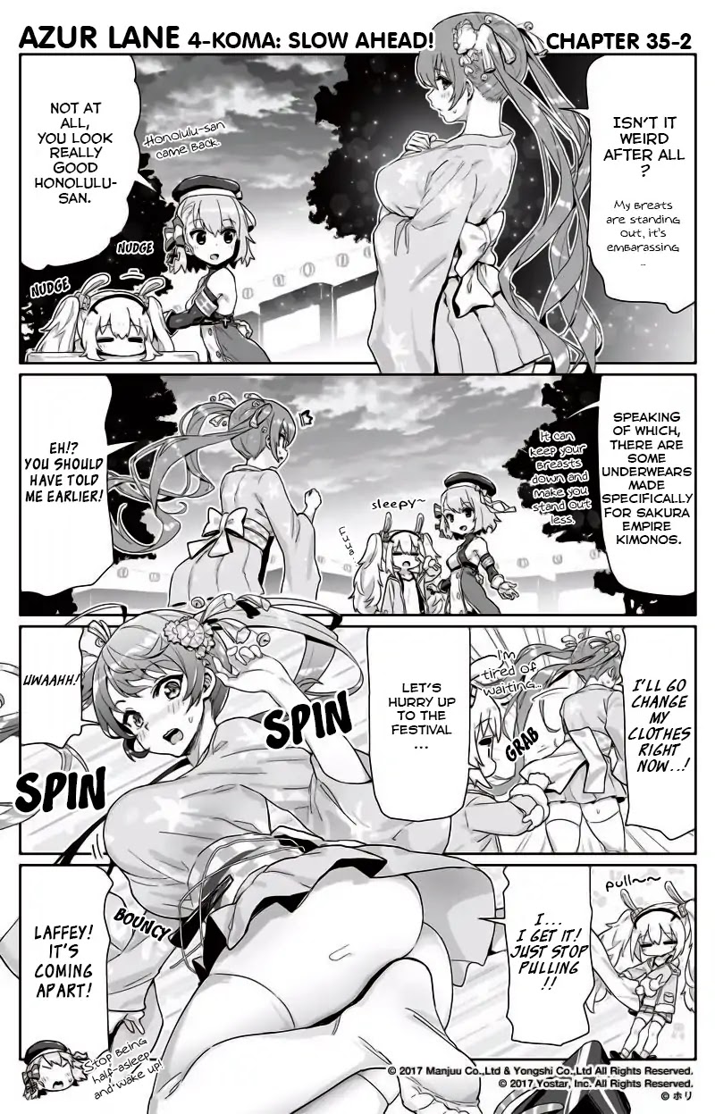 Azur Lane 4-koma: Slow Ahead Chapter 35 page 2 - Chapter 35
