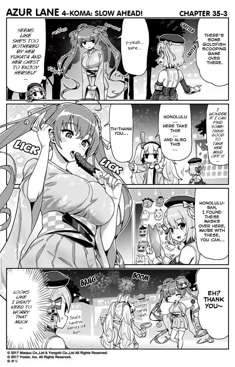 Azur Lane 4-koma: Slow Ahead Chapter 35 page 3 - Chapter 35