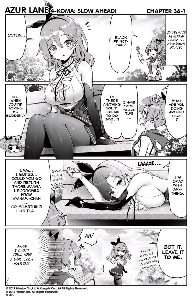 Azur Lane 4-koma: Slow Ahead Chapter 36 page 1 - Chapter 36
