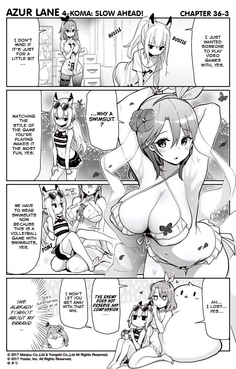 Azur Lane 4-koma: Slow Ahead Chapter 36 page 3 - Chapter 36