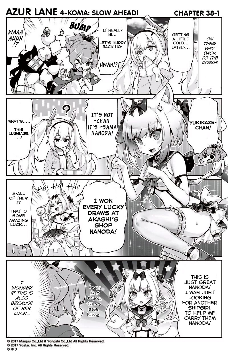 Azur Lane 4-koma: Slow Ahead Chapter 38 page 1 - Chapter 38