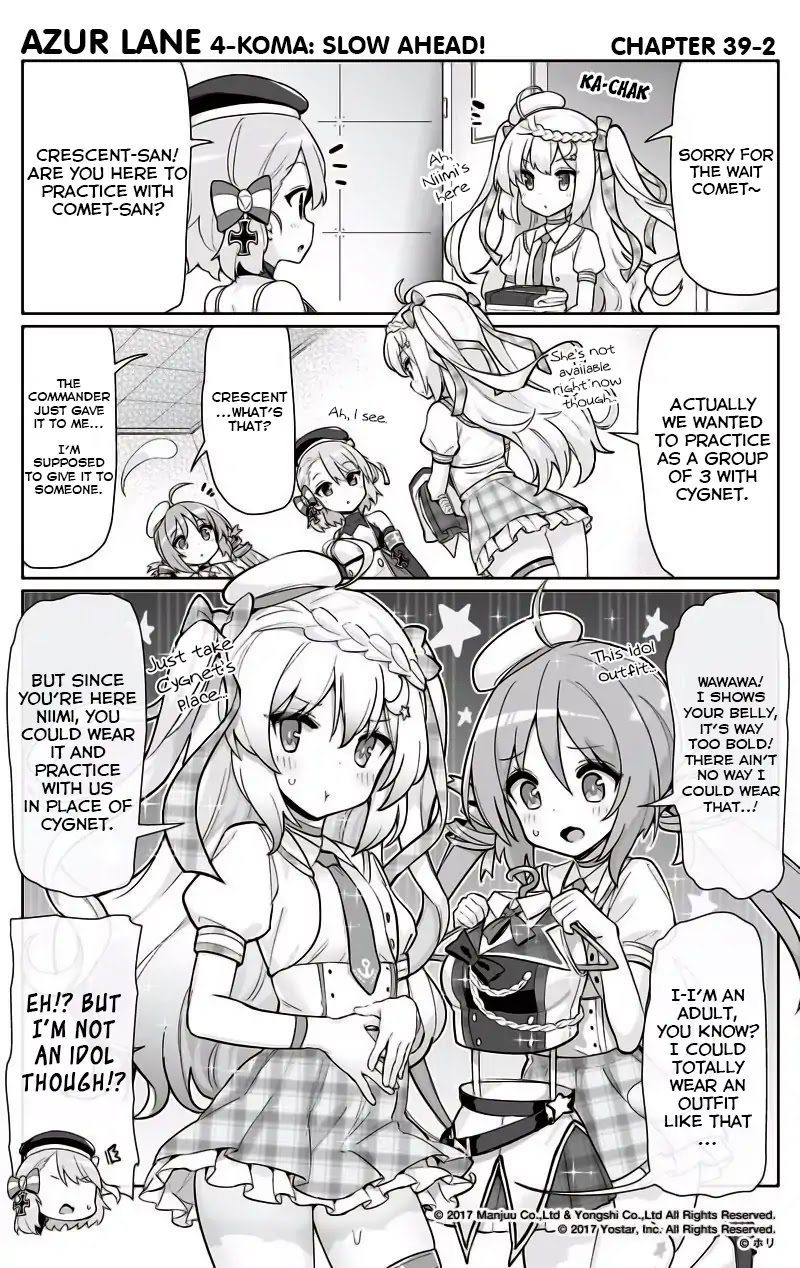 Azur Lane 4-koma: Slow Ahead Chapter 39 page 2 - Chapter 39