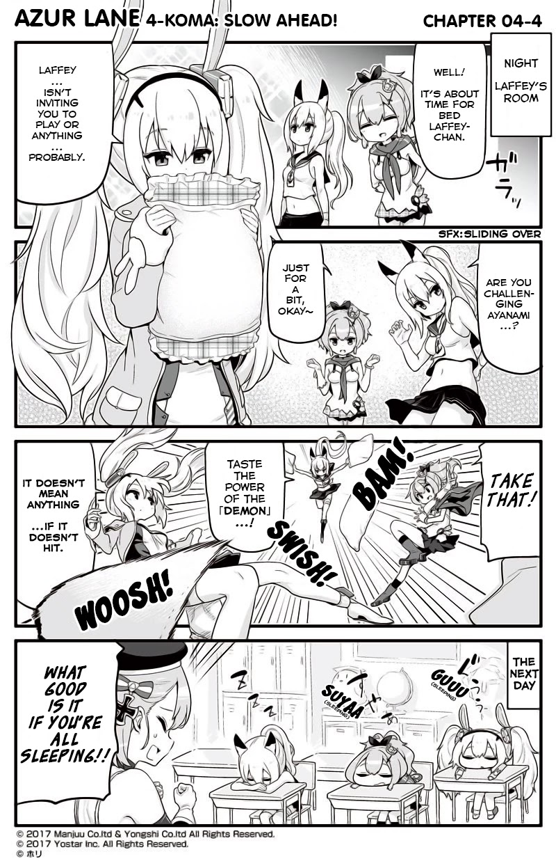 Azur Lane 4-koma: Slow Ahead Chapter 4 page 4 - Chapter 4