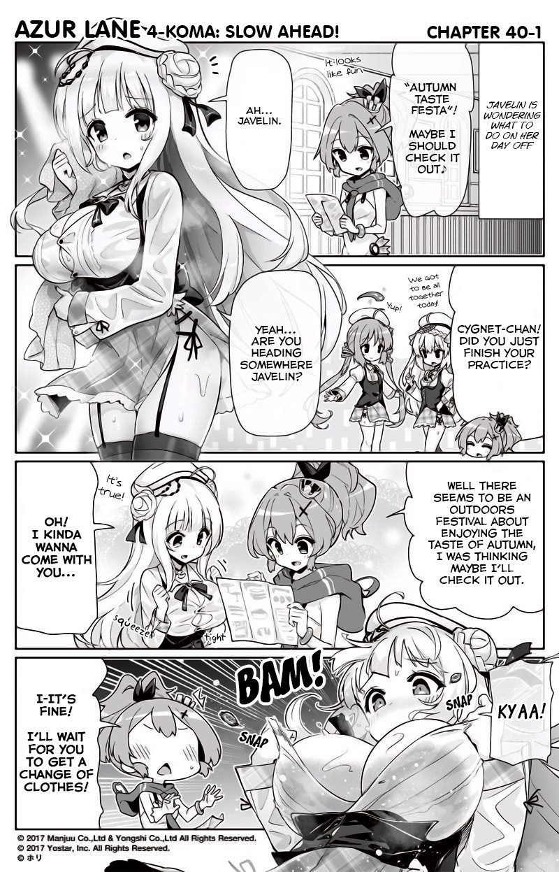 Azur Lane 4-koma: Slow Ahead Chapter 40 page 1 - Chapter 40
