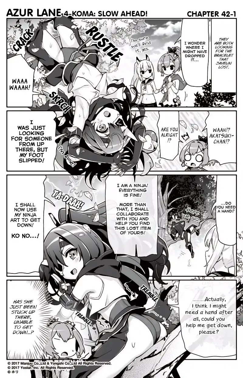 Azur Lane 4-koma: Slow Ahead Chapter 42 page 1 - Chapter 42