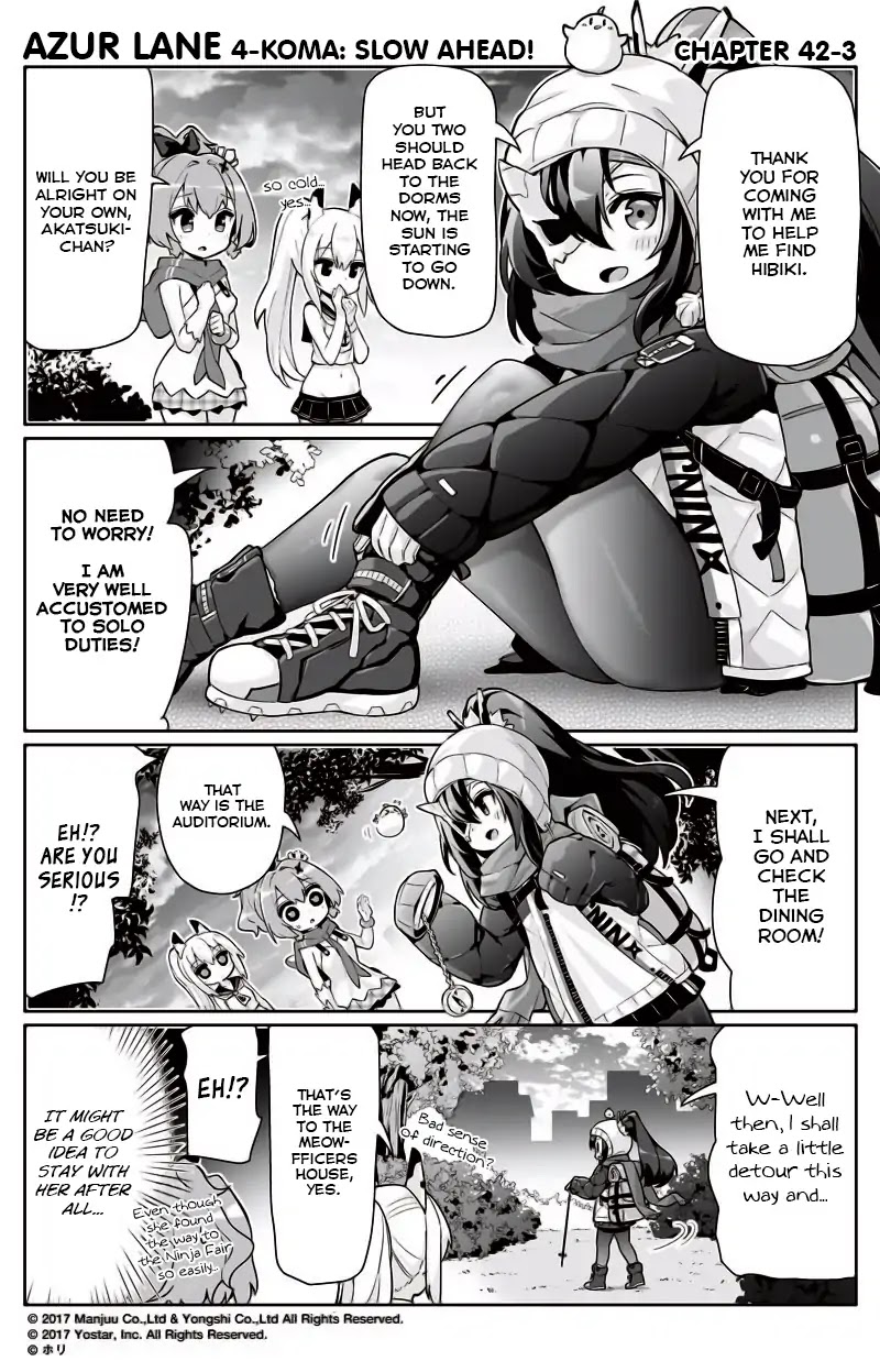 Azur Lane 4-koma: Slow Ahead Chapter 42 page 3 - Chapter 42