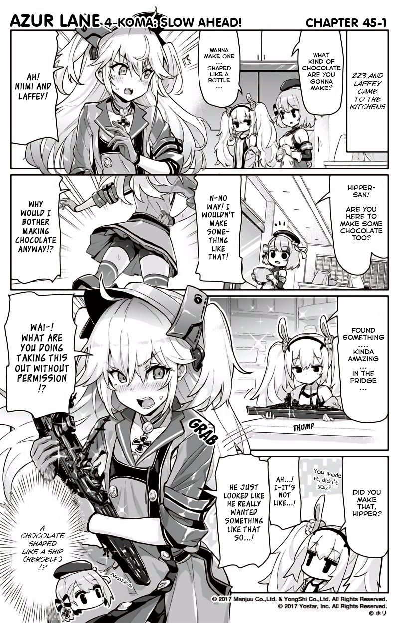 Azur Lane 4-koma: Slow Ahead Chapter 45 page 1 - Chapter 45