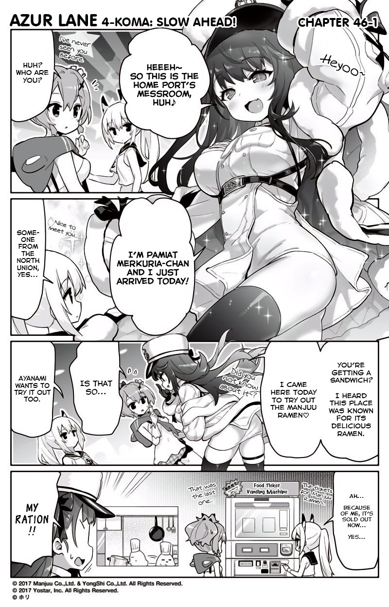 Azur Lane 4-koma: Slow Ahead Chapter 46 page 1 - Chapter 46