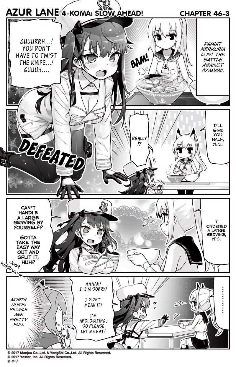Azur Lane 4-koma: Slow Ahead Chapter 46 page 3 - Chapter 46
