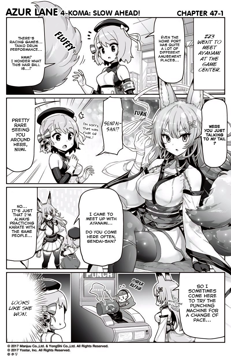 Azur Lane 4-koma: Slow Ahead Chapter 47 page 1 - Chapter 47