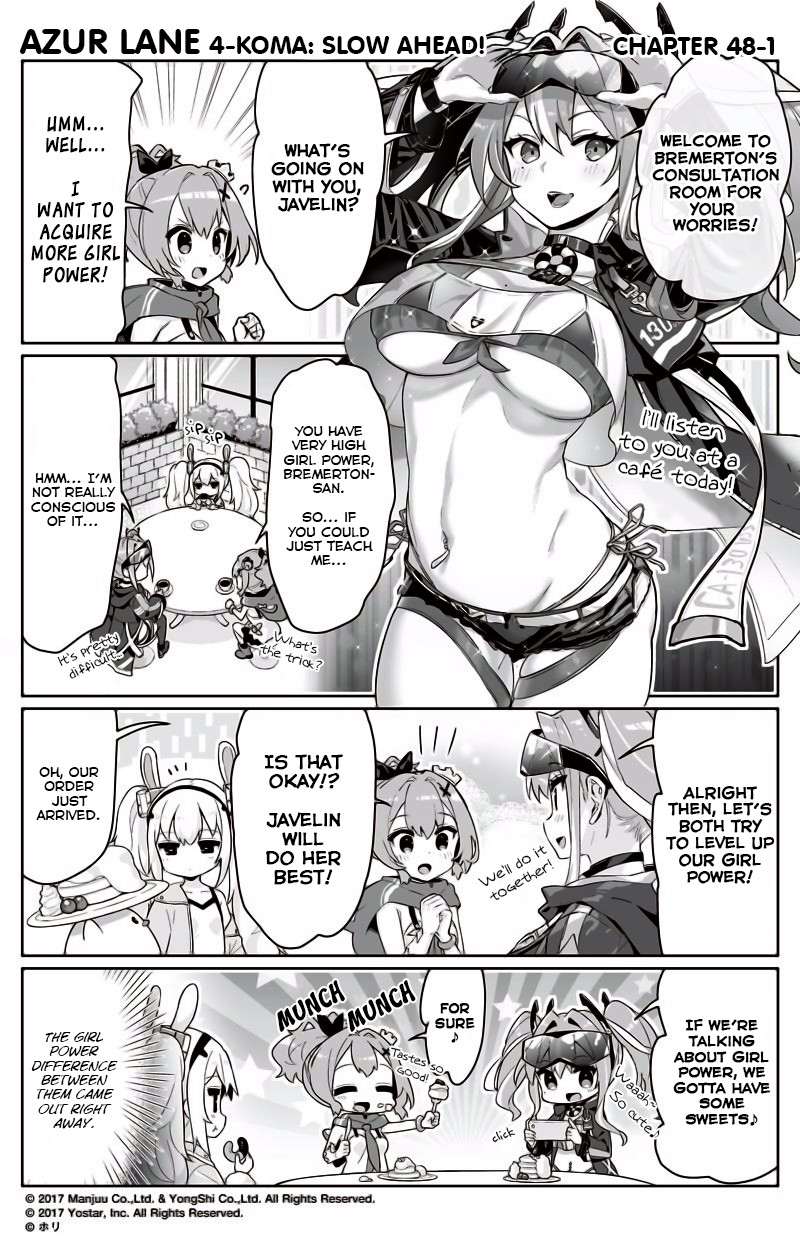 Azur Lane 4-koma: Slow Ahead Chapter 48 page 1 - Chapter 48