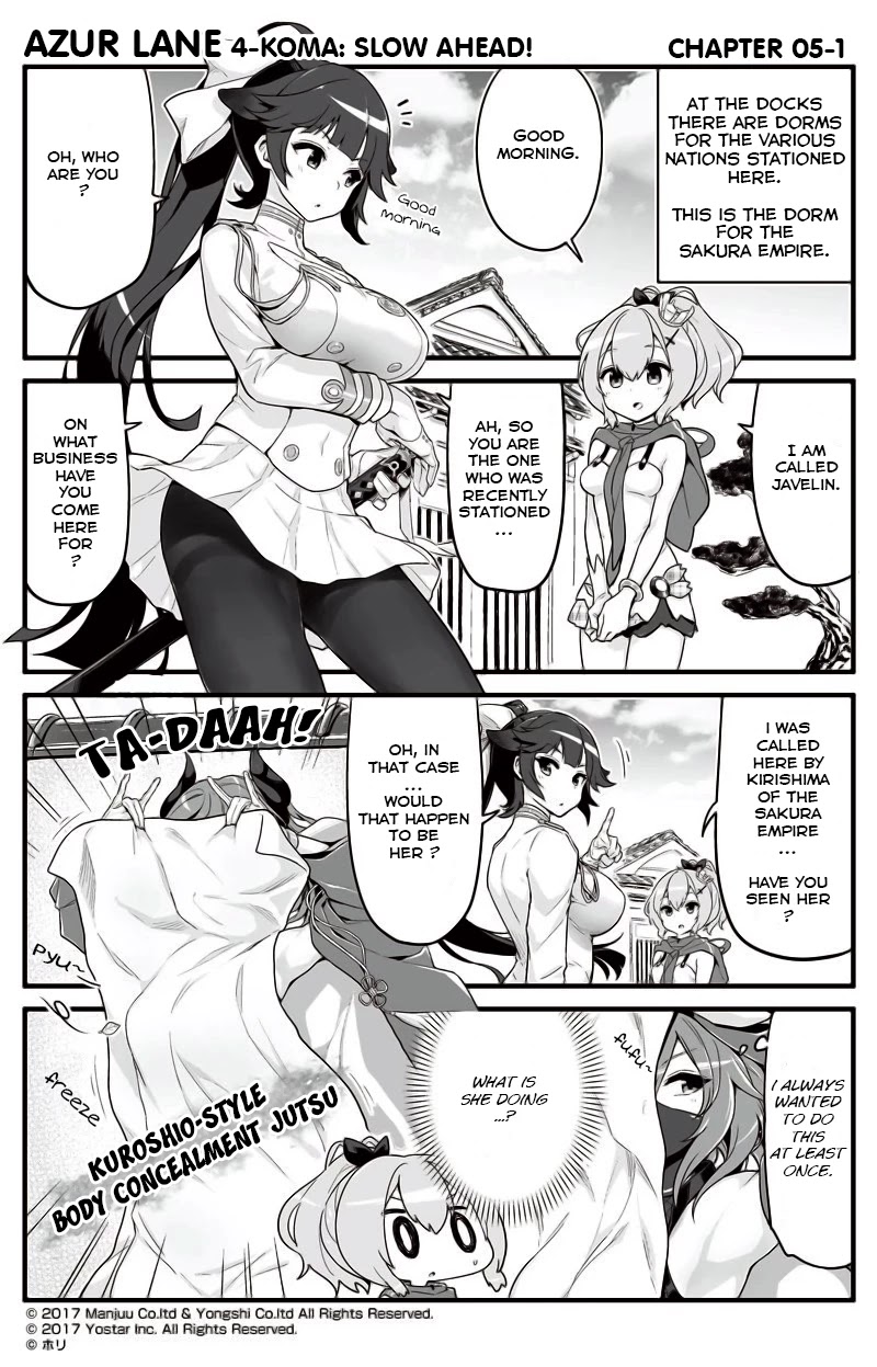 Azur Lane 4-koma: Slow Ahead Chapter 5 page 1 - Chapter 5