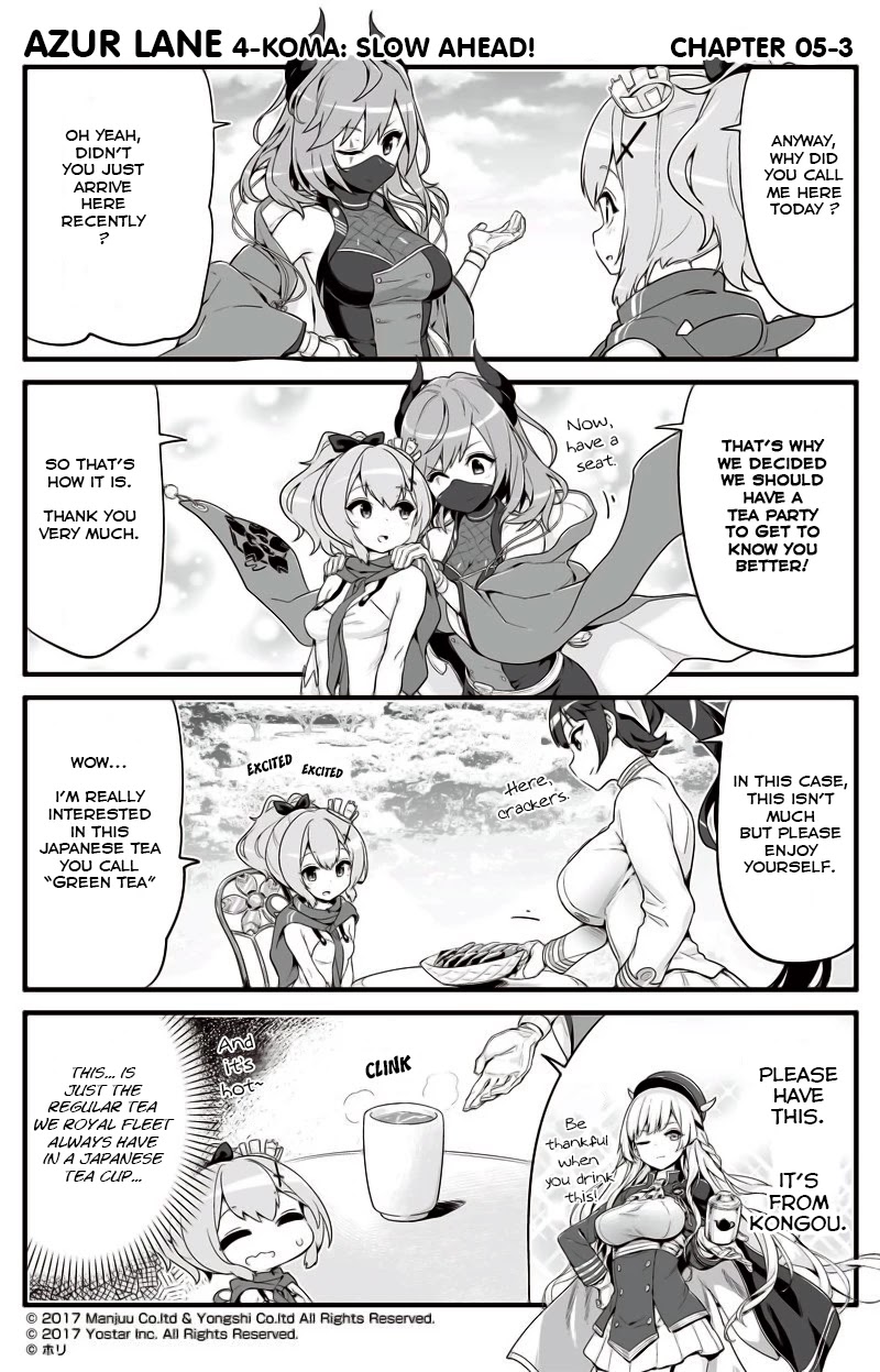Azur Lane 4-koma: Slow Ahead Chapter 5 page 3 - Chapter 5