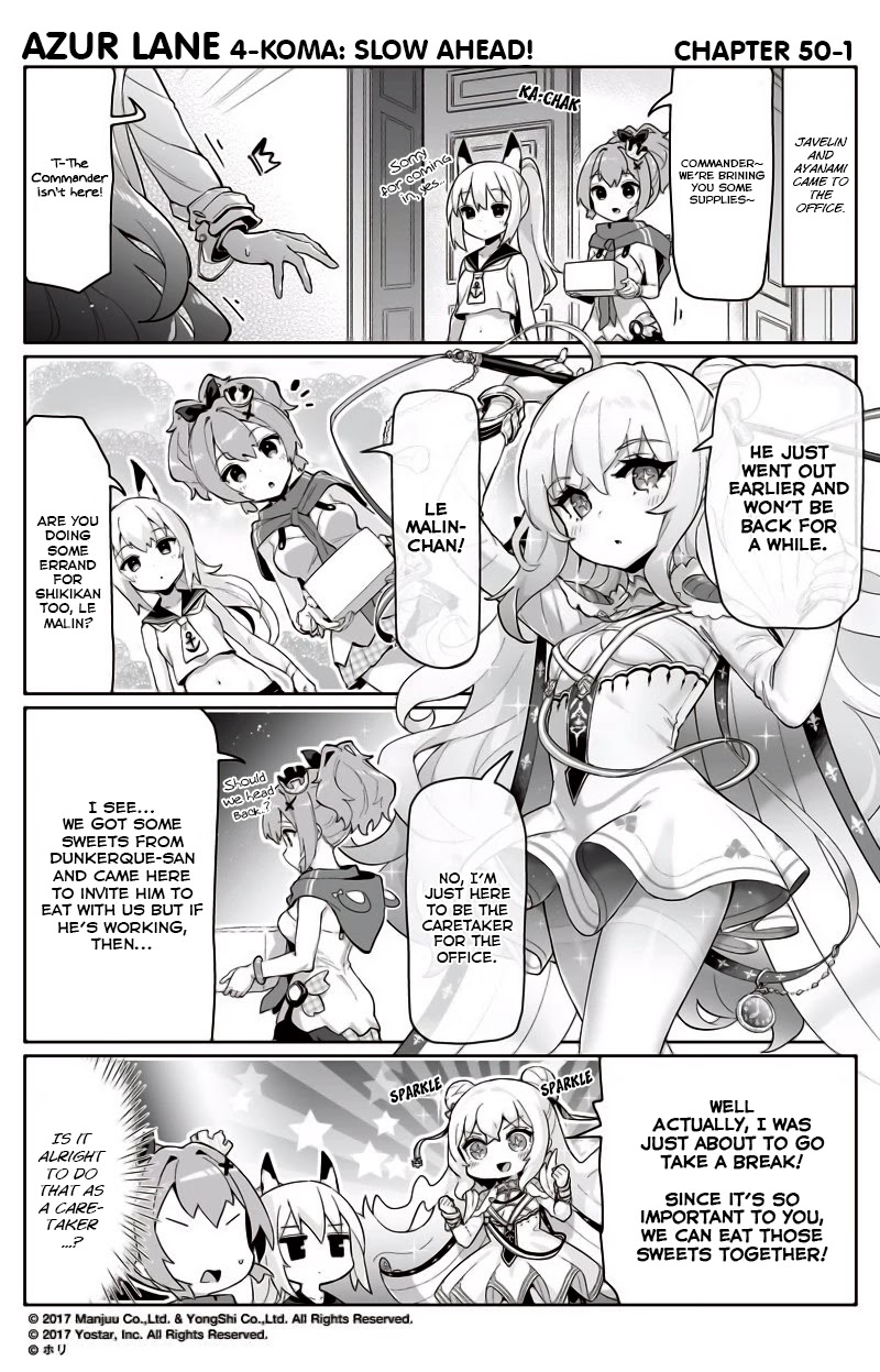 Azur Lane 4-koma: Slow Ahead Chapter 50 page 1 - Chapter 50