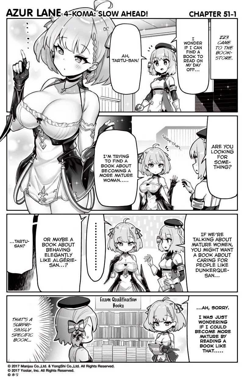 Azur Lane 4-koma: Slow Ahead Chapter 51 page 1 - Chapter 51
