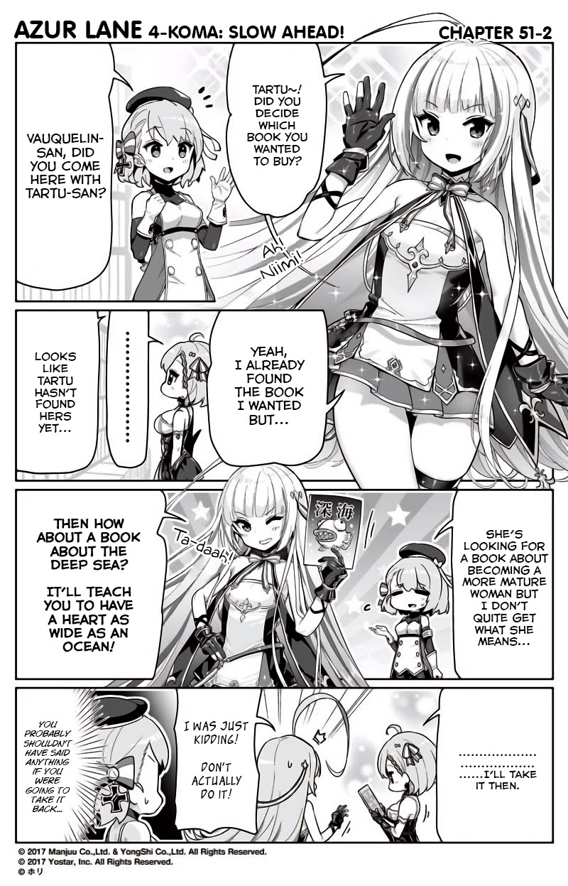 Azur Lane 4-koma: Slow Ahead Chapter 51 page 2 - Chapter 51