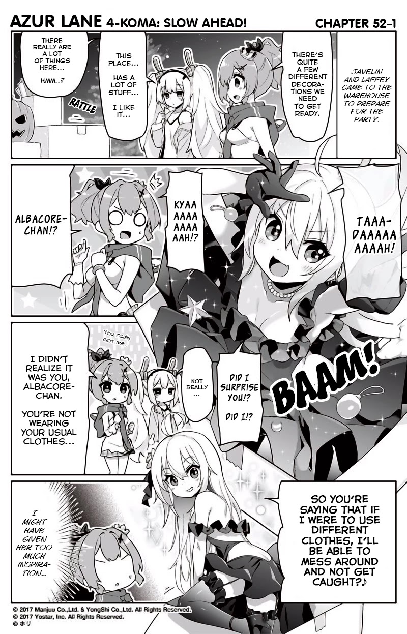 Azur Lane 4-koma: Slow Ahead Chapter 52 page 1 - Chapter 52