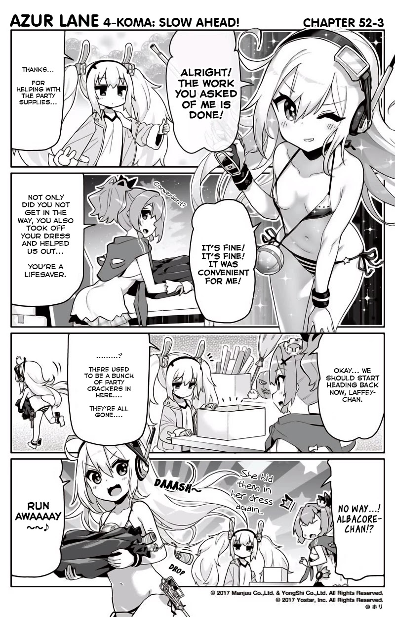 Azur Lane 4-koma: Slow Ahead Chapter 52 page 3 - Chapter 52