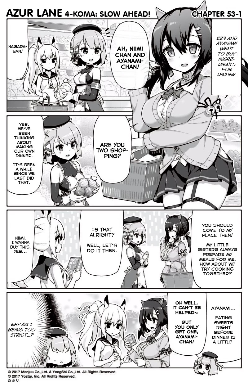Azur Lane 4-koma: Slow Ahead Chapter 53 page 1 - Chapter 53