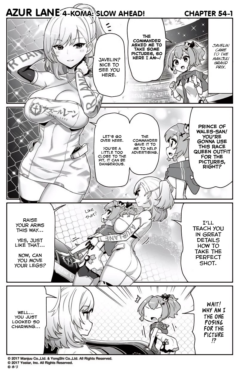 Azur Lane 4-koma: Slow Ahead Chapter 54 page 1 - Chapter 54