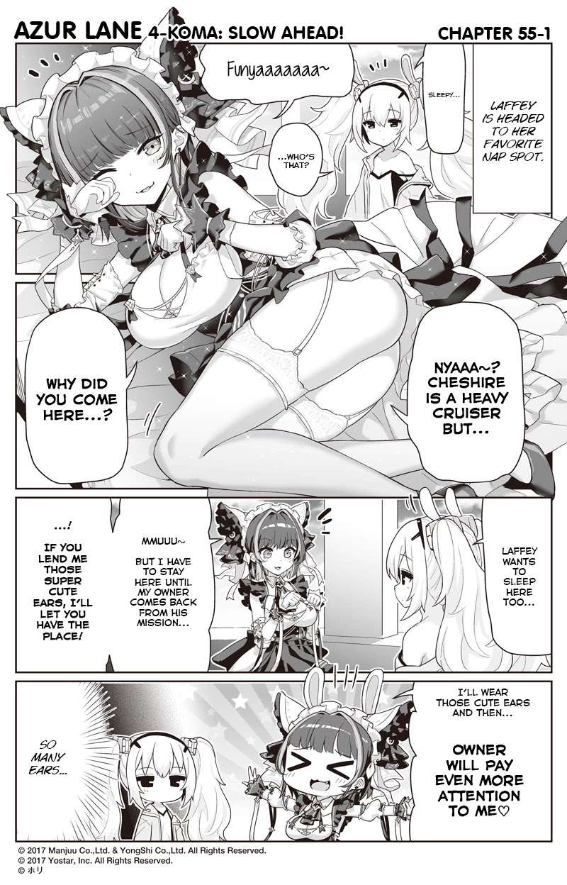 Azur Lane 4-koma: Slow Ahead Chapter 55 page 1 - Chapter 55