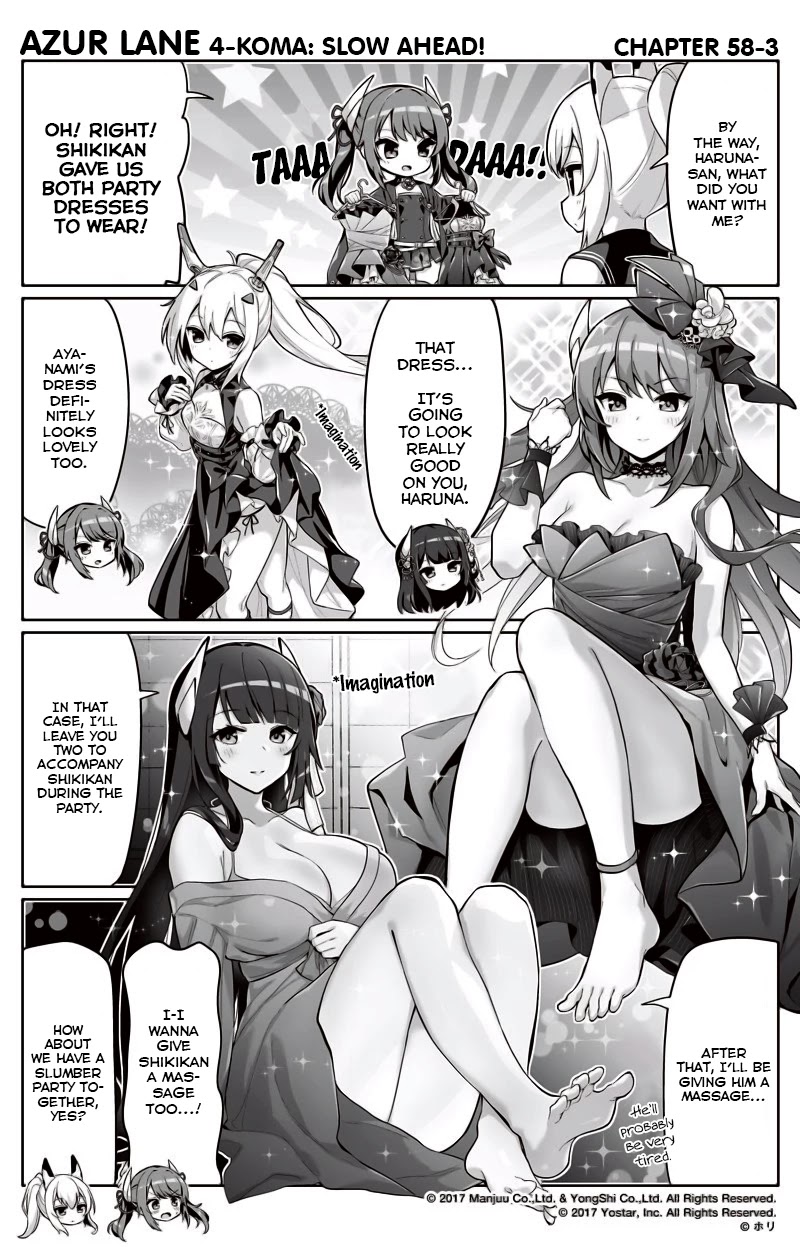 Azur Lane 4-koma: Slow Ahead Chapter 58 page 3 - Chapter 58