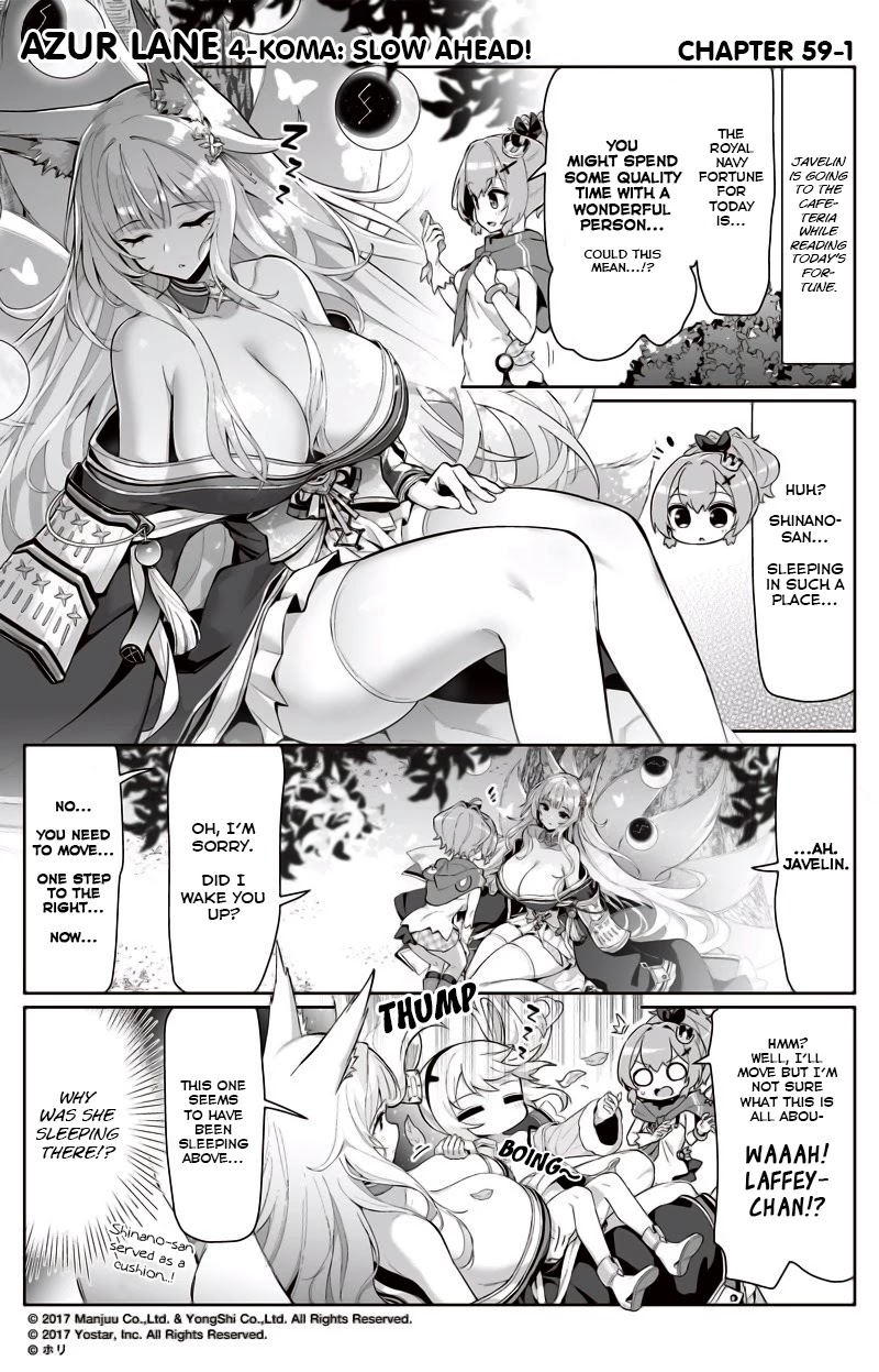 Azur Lane 4-koma: Slow Ahead Chapter 59 page 1 - Chapter 59