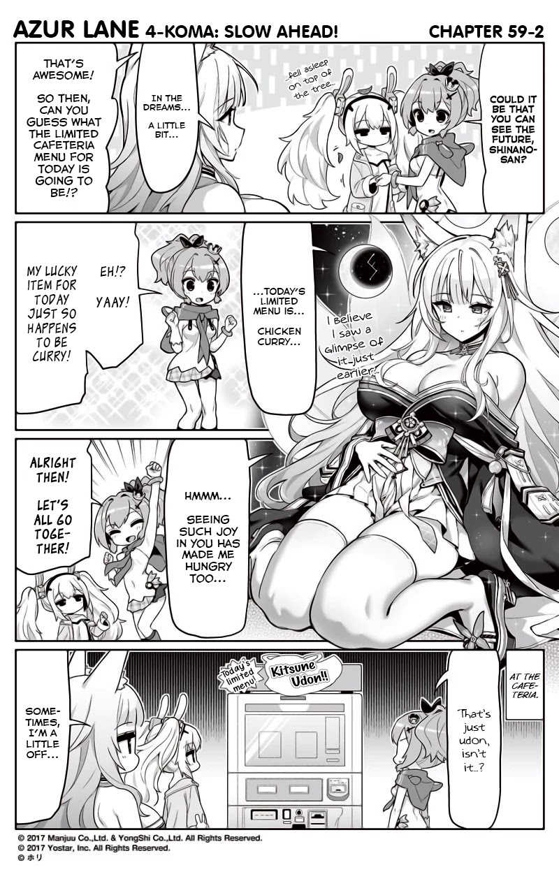 Azur Lane 4-koma: Slow Ahead Chapter 59 page 2 - Chapter 59