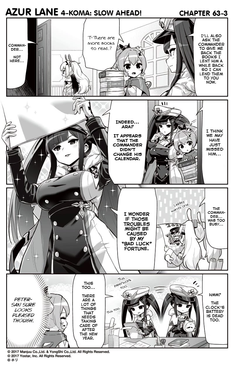 Azur Lane 4-koma: Slow Ahead Chapter 63 page 3 - Chapter 63