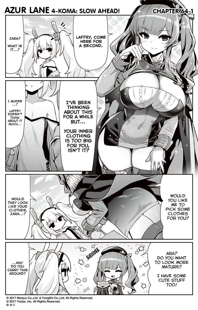 Azur Lane 4-koma: Slow Ahead Chapter 64 page 1 - Chapter 64